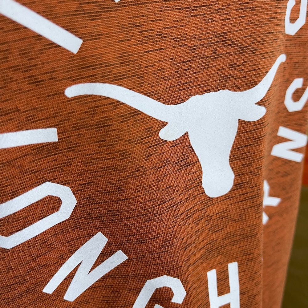 Nike Dri-Fit Texas Longhorns UT short sleeve v neck shirt - Picture 6 of 8